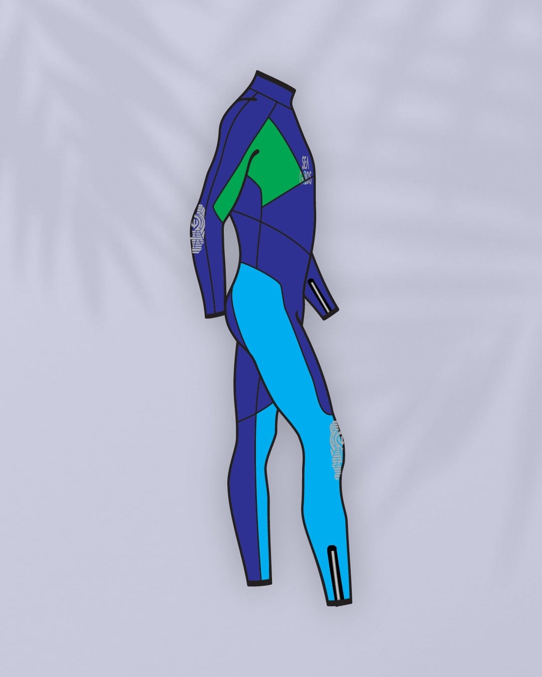 Long Wetsuit – Prainha Men’s Design