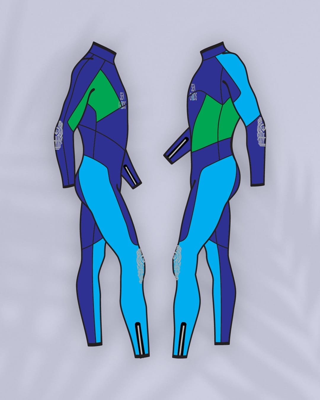 Long Wetsuit – Prainha Men’s Design