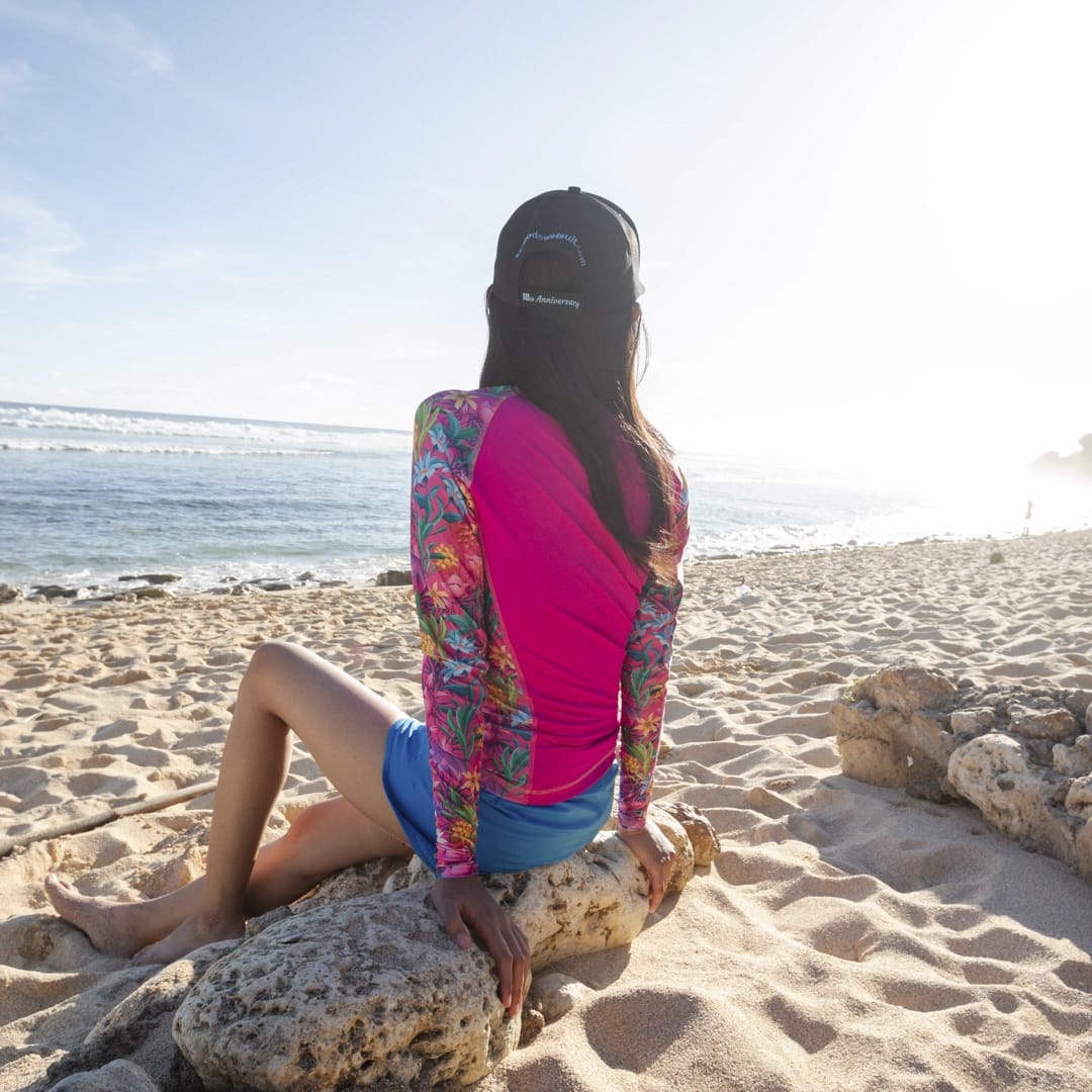 Rash Guard – Flamingo Flora
